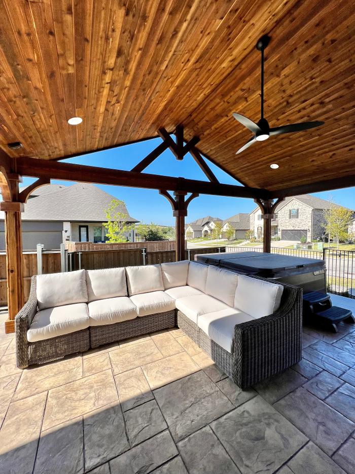 Beautiful Backyard Living Image