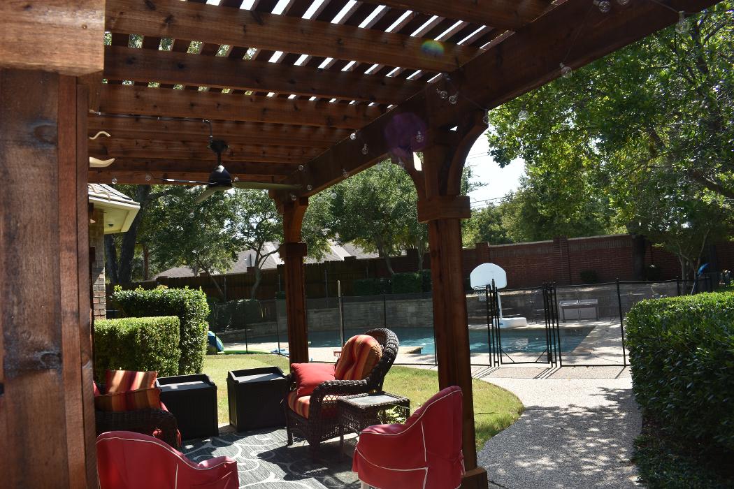 Beautiful Backyard Living Image