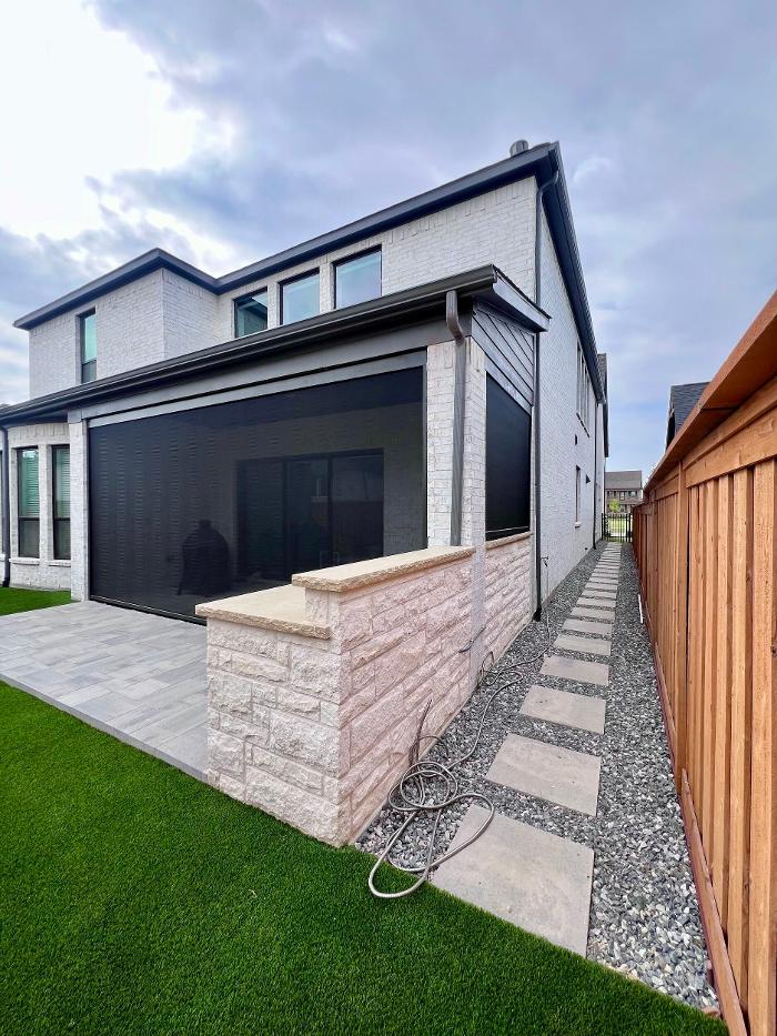 Beautiful Backyard Living Image