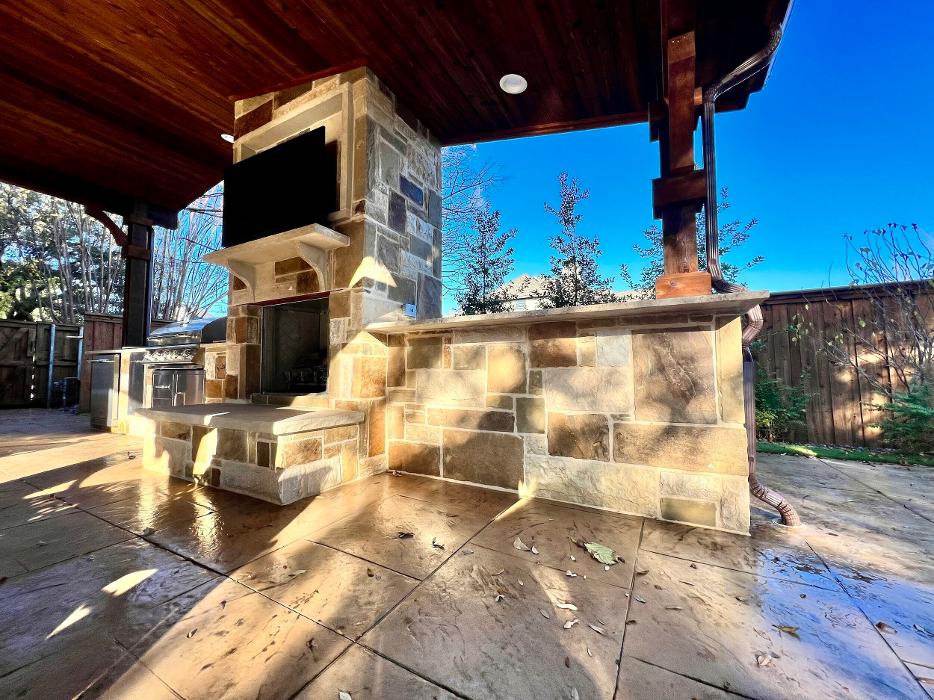 Beautiful Backyard Living Image