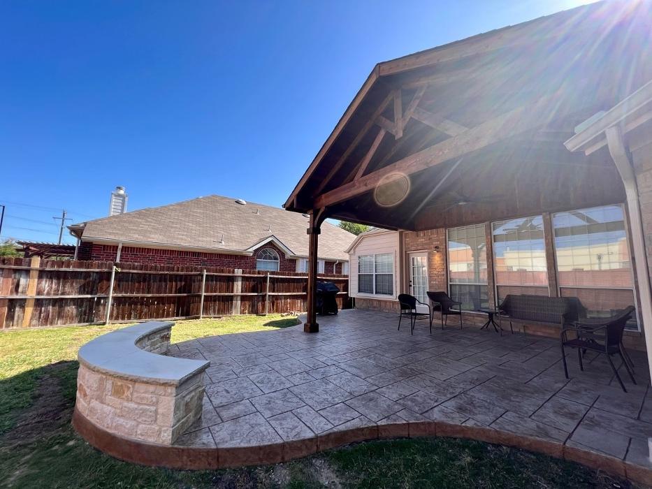 Beautiful Backyard Living Image