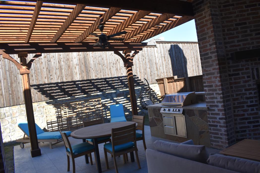 Beautiful Backyard Living Image