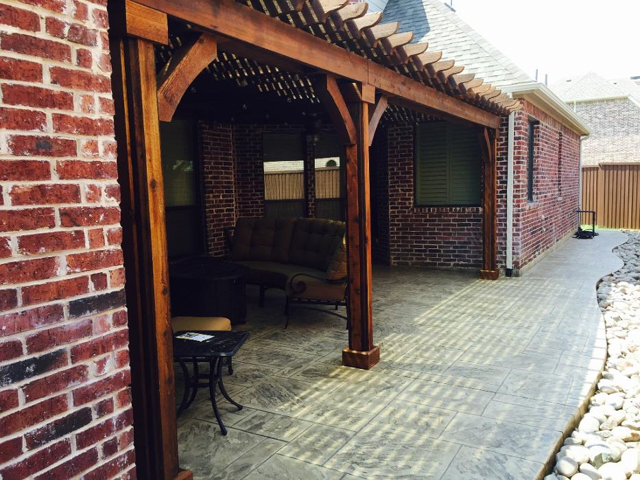 Beautiful Backyard Living Image