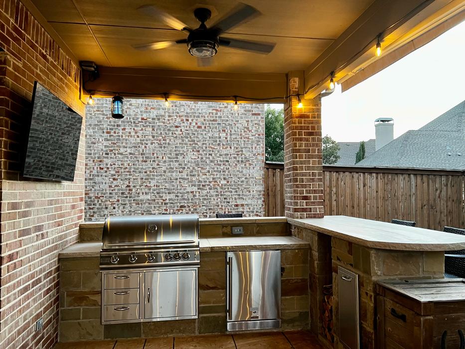 Beautiful Backyard Living Image