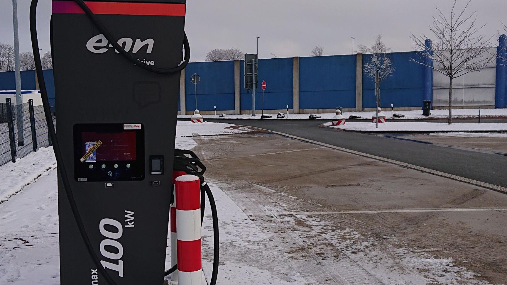 E.ON Drive Charging Station, A45 in Lüdenscheid