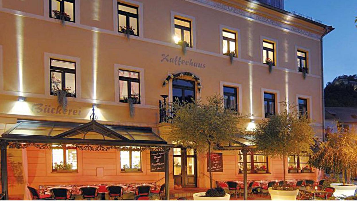 Kaffeehaus Zimmermann, Dresdner Straße in Königstein