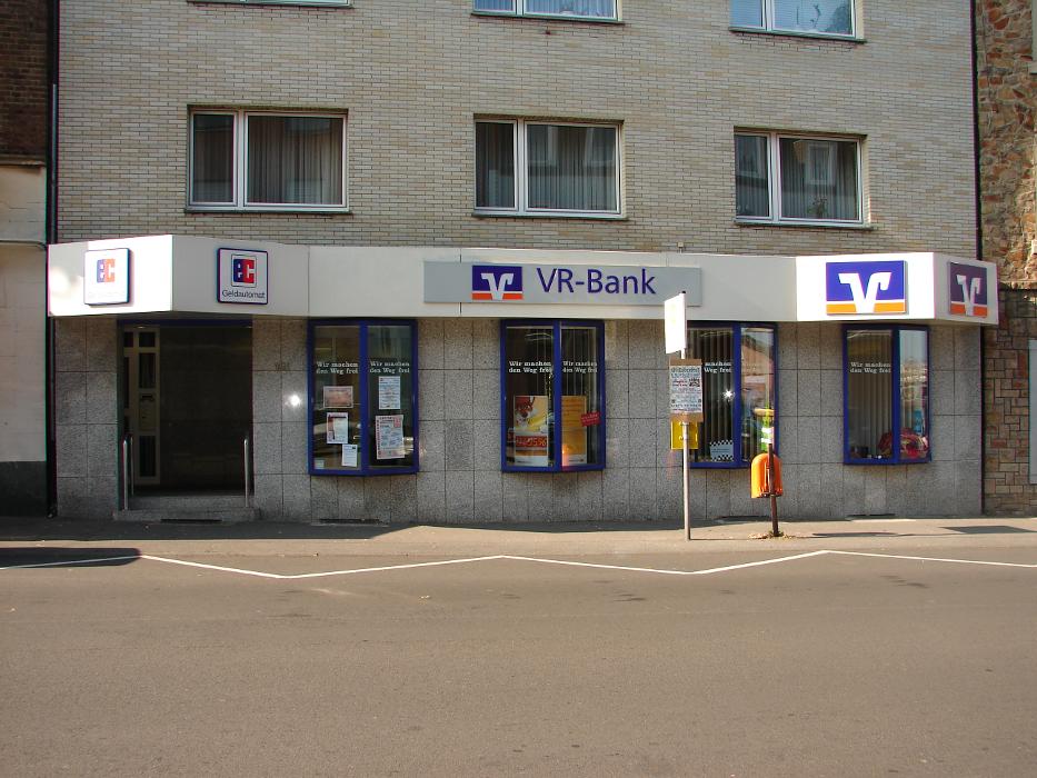 VR-Bank eG - Region Aachen, Geldautomat Büsbach, Konrad-Adenauer-Straße in Stolberg