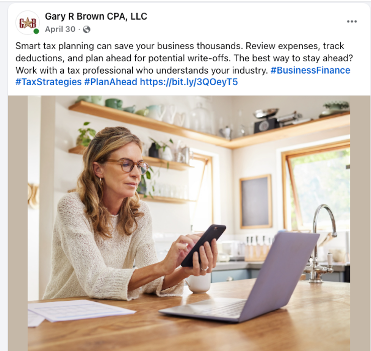 Gary R Brown CPA, LLC Logo