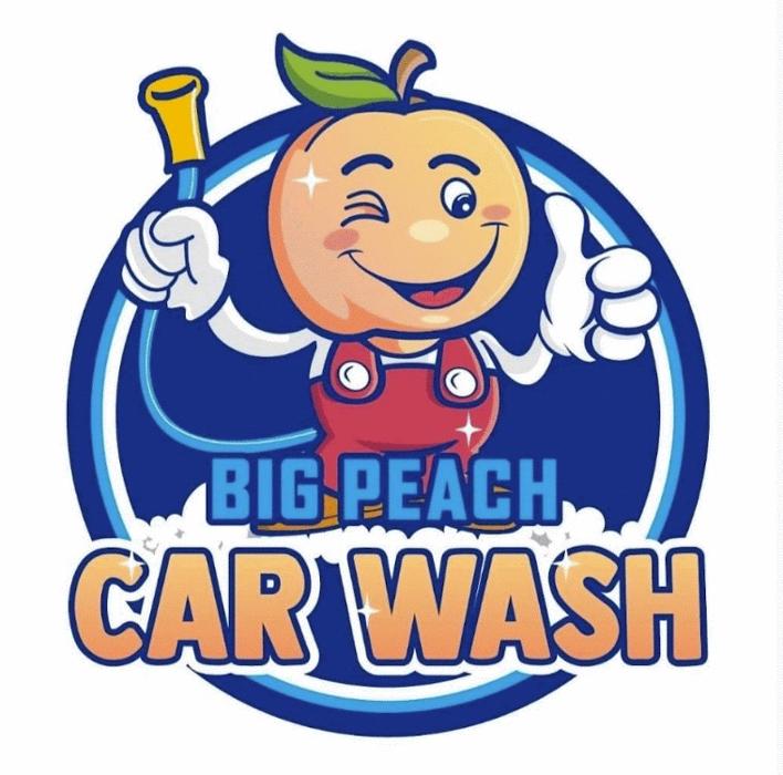 Big Peach Car Wash Logo
