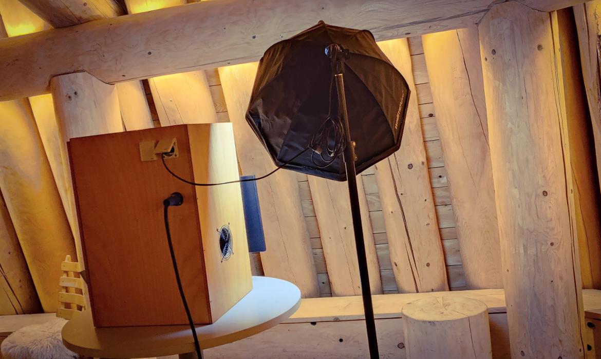 Schulz-Fotobox, am See in Boxberg