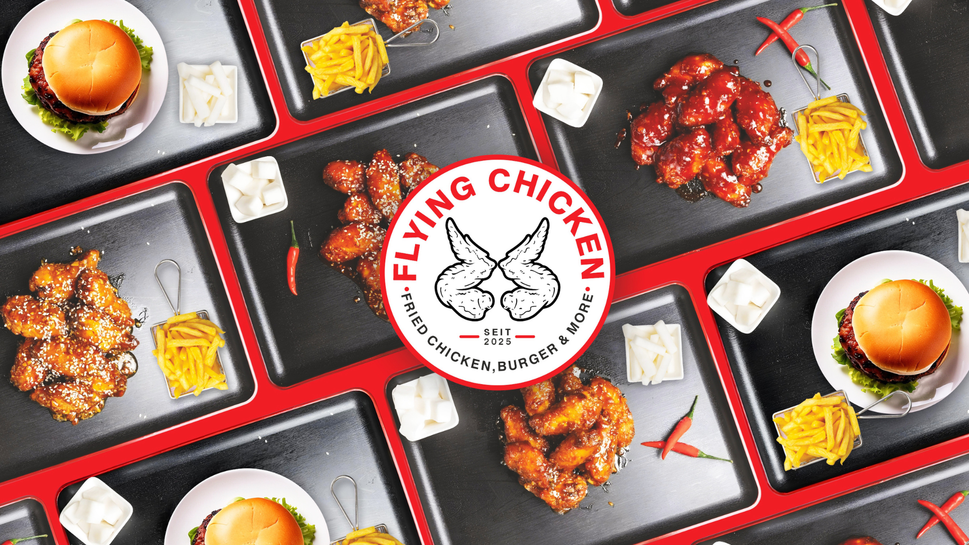 Flying Chicken & Burger, Schloßstraße in Düsseldorf