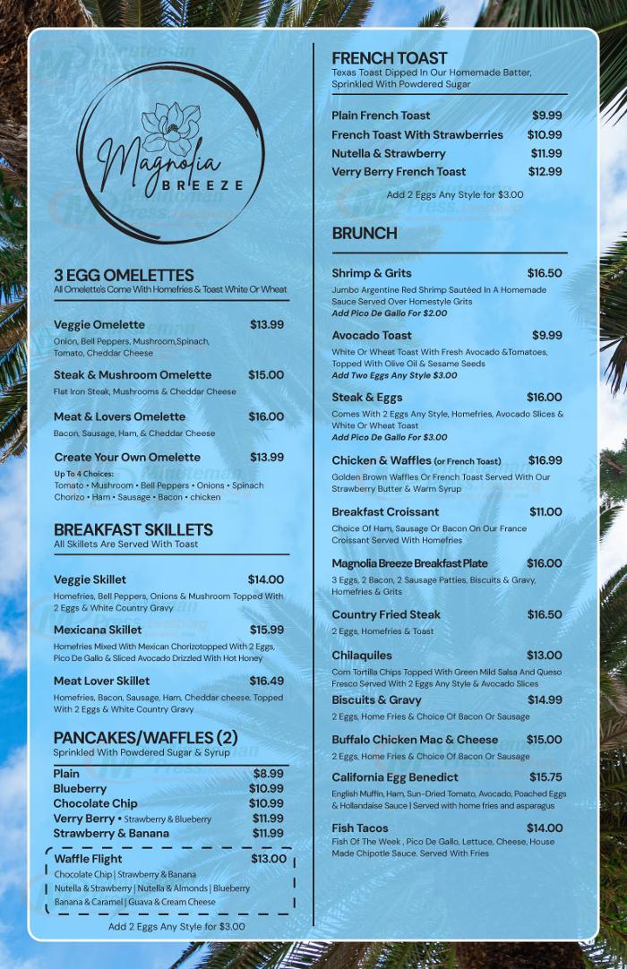 Magnolia Breeze Restaurant Logo