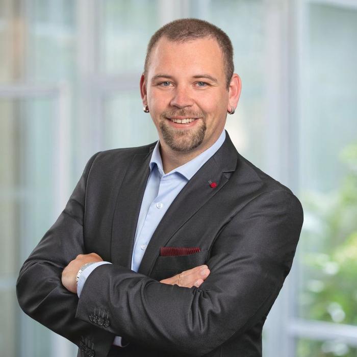 Agenturcenter der ERGO, Dietrich-Heßmer-Platz in Lauchhammer