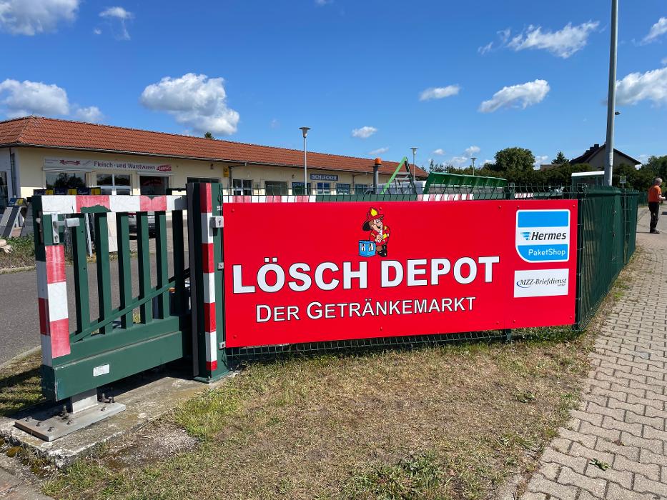 Lösch Depot Getränkemarkt Oranienbaum, Lange Reihe in Oranienbaum-Wörlitz