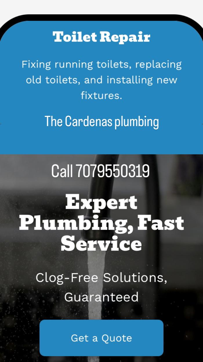 The Cardenas Plumbing - Santa Rosa, CA