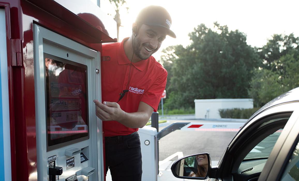 Radiant Express Car Wash Logo