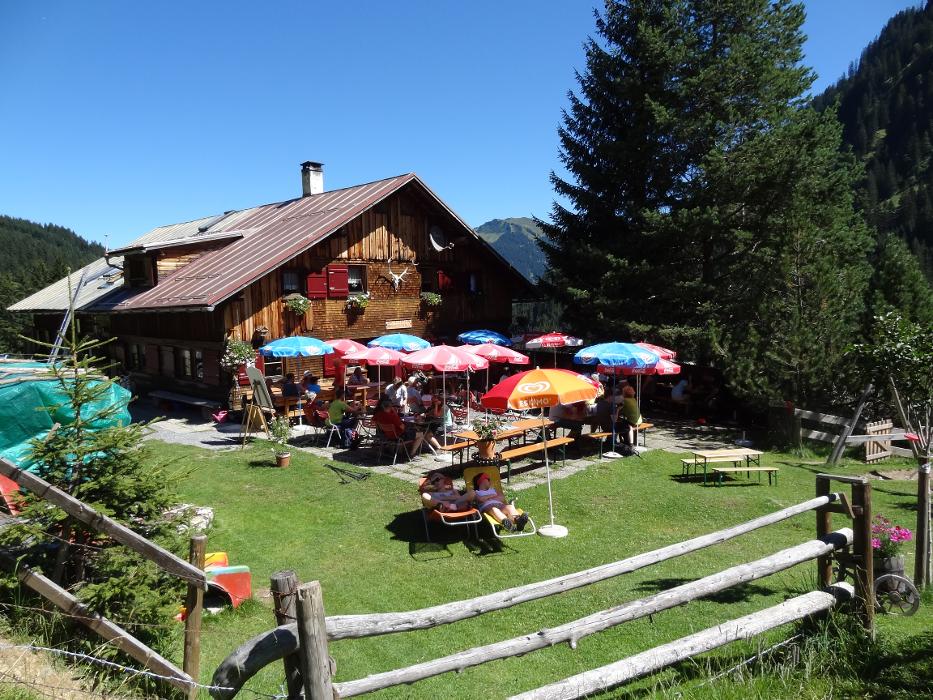 Bergkristallhütte, Boden Vorsass in Au