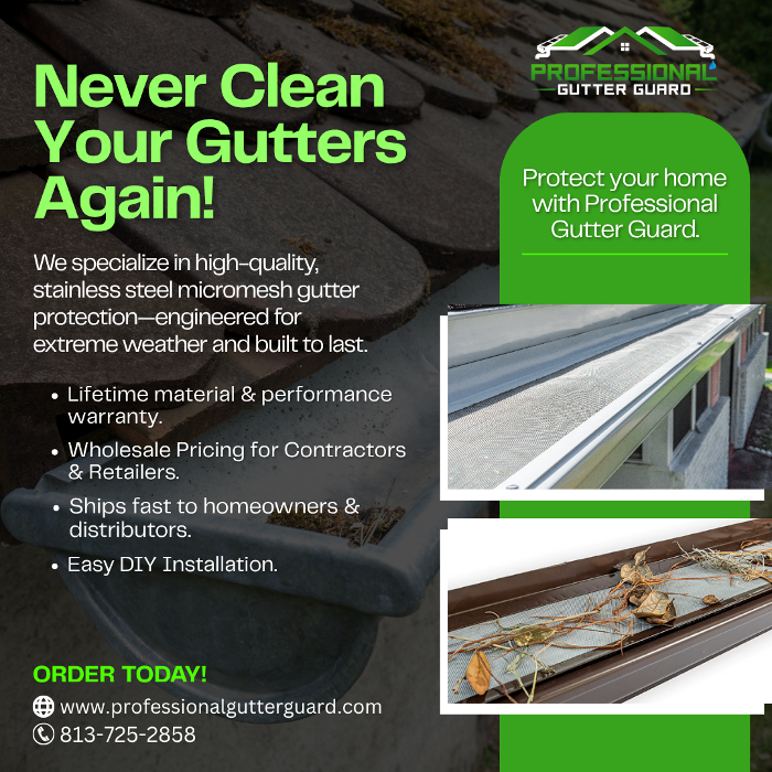 Professional Gutter Guard - Safety Harbor, FL
