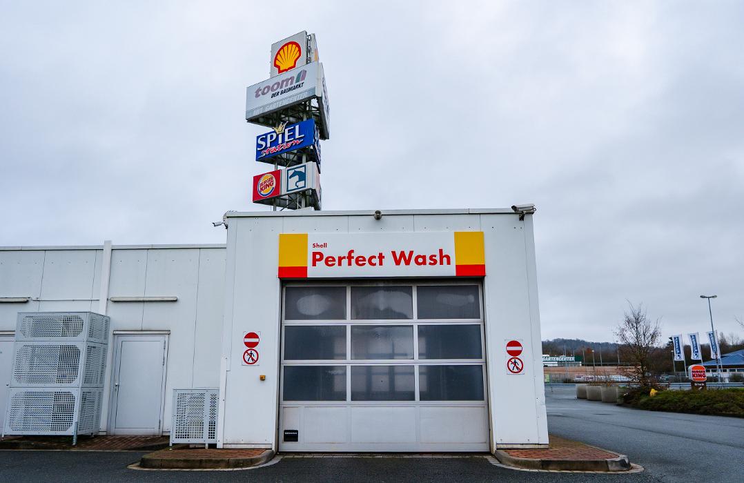 Shell Recharge Charging Station, Teutopark in Lengerich