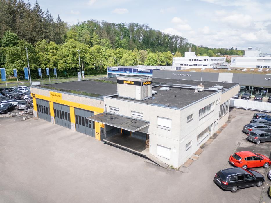 BestDrive Münchenstein Truckcenter, Stöckackerstrasse in Münchenstein