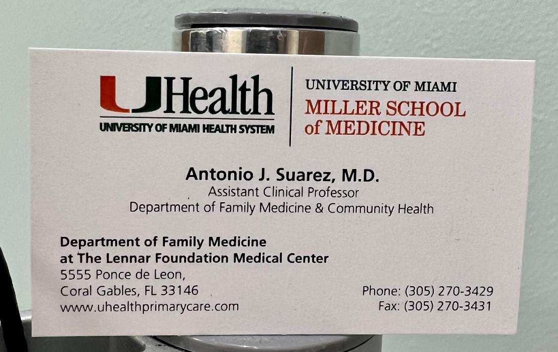 Antonio J Suarez, MD