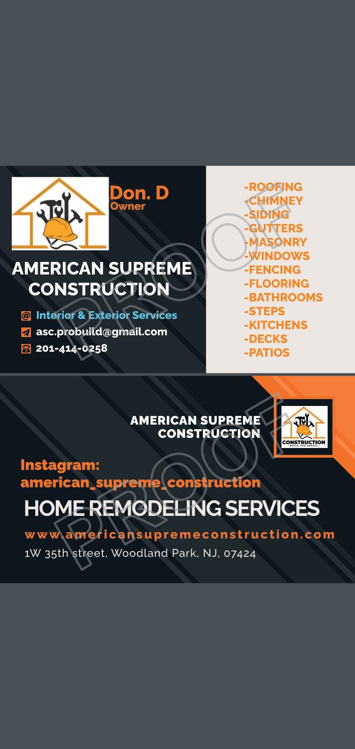 American Supreme Construction - Little Falls, NJ