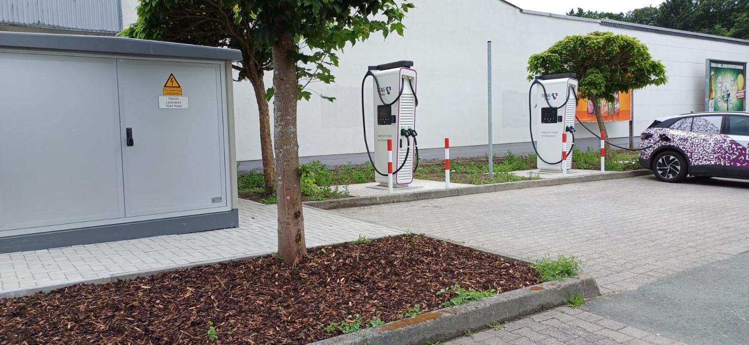 TEAG Mobil-Ladestation, Georg-Kramer-Straße in Biedenkopf