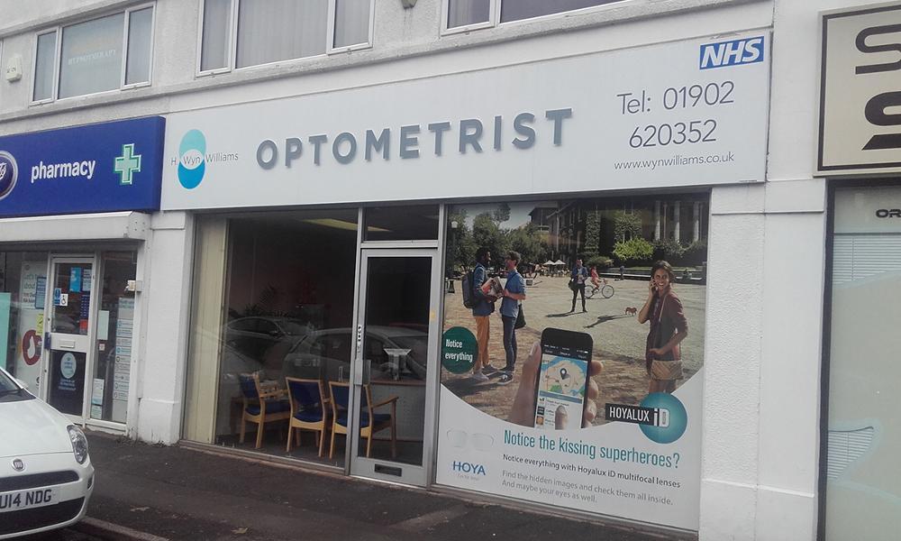 Wyn Williams Optometrists Wolverhampton 01902 620352