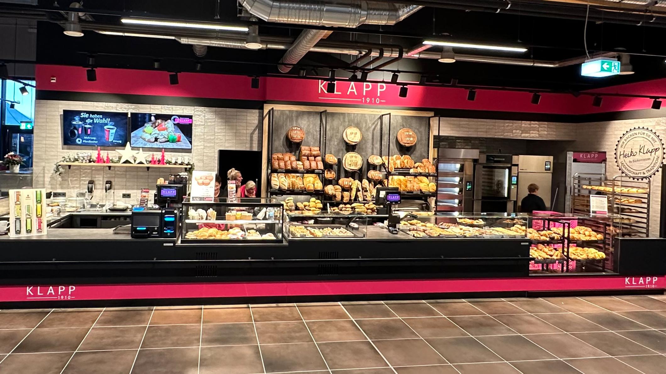 Manubacktur KLAPP1910 im Rewe Böning Bäckerei Konditorei Café, An der Bundesbahn in Werl