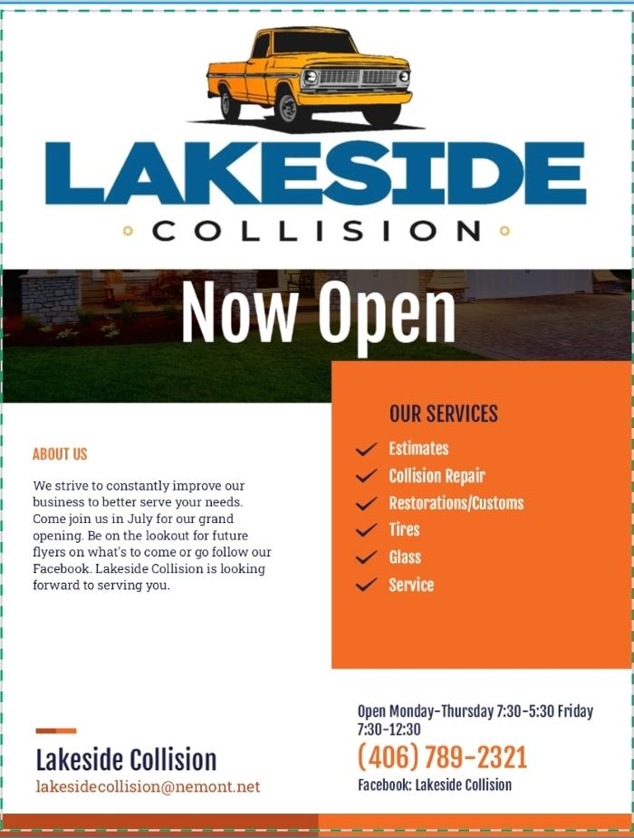 LAKESIDE COLLISION Logo