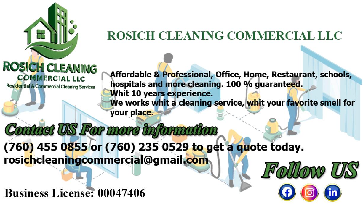 Rosich Cleaning Commercial LLC Logo