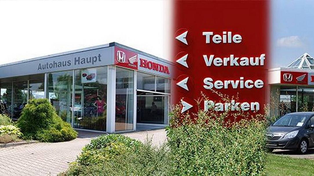 Motorrad & Autohaus Haupt, Polierweg in Zwenkau