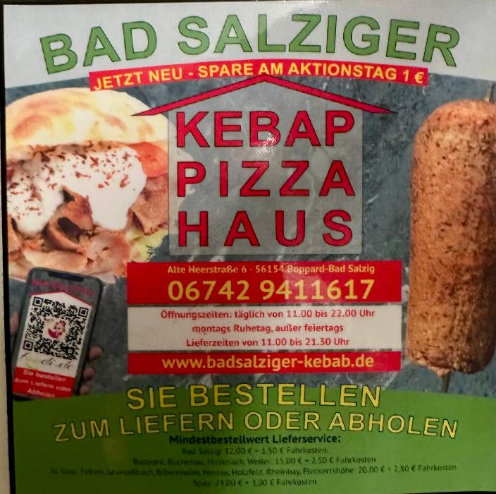 Bad Salziger Kebap Pizza Haus in Boppard