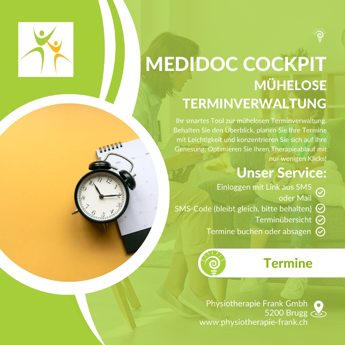 Physiotherapie Frank GmbH, Hauptstrasse in Brugg