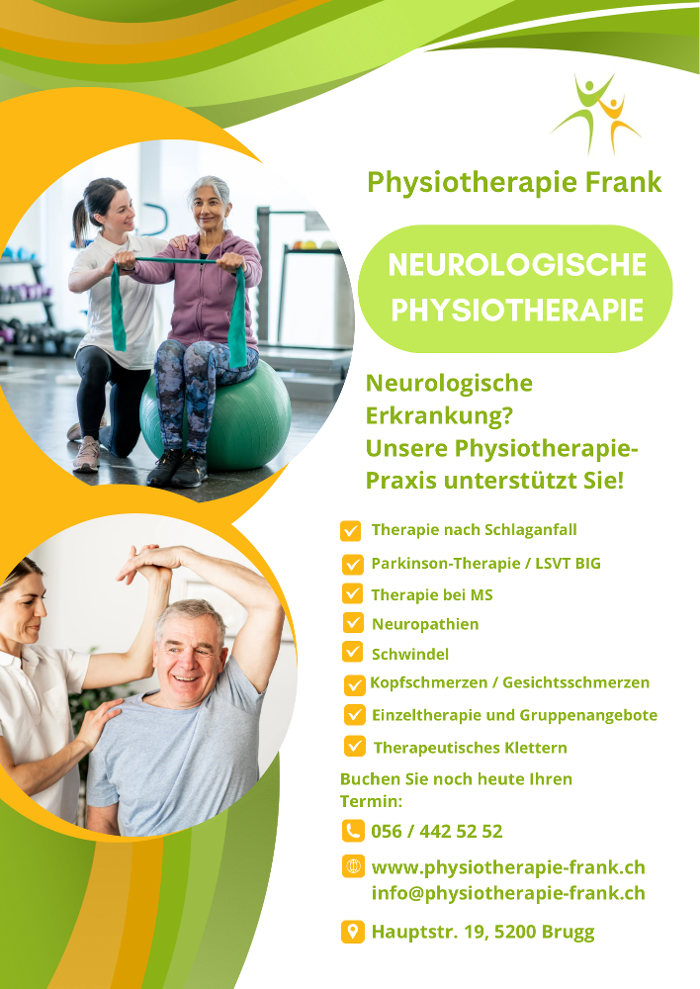 Physiotherapie Frank GmbH, Hauptstrasse in Brugg