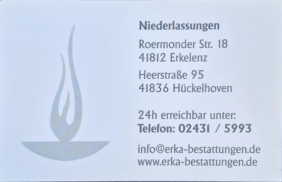 Erka Bestattungshäuser, Roermonder Straße in Erkelenz