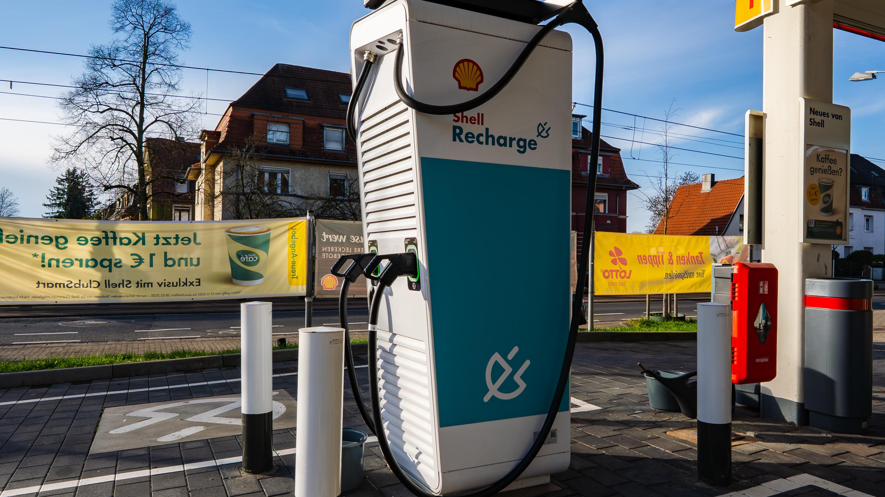 Shell Recharge Charging Station, Lebacher Straße in Saarbrücken