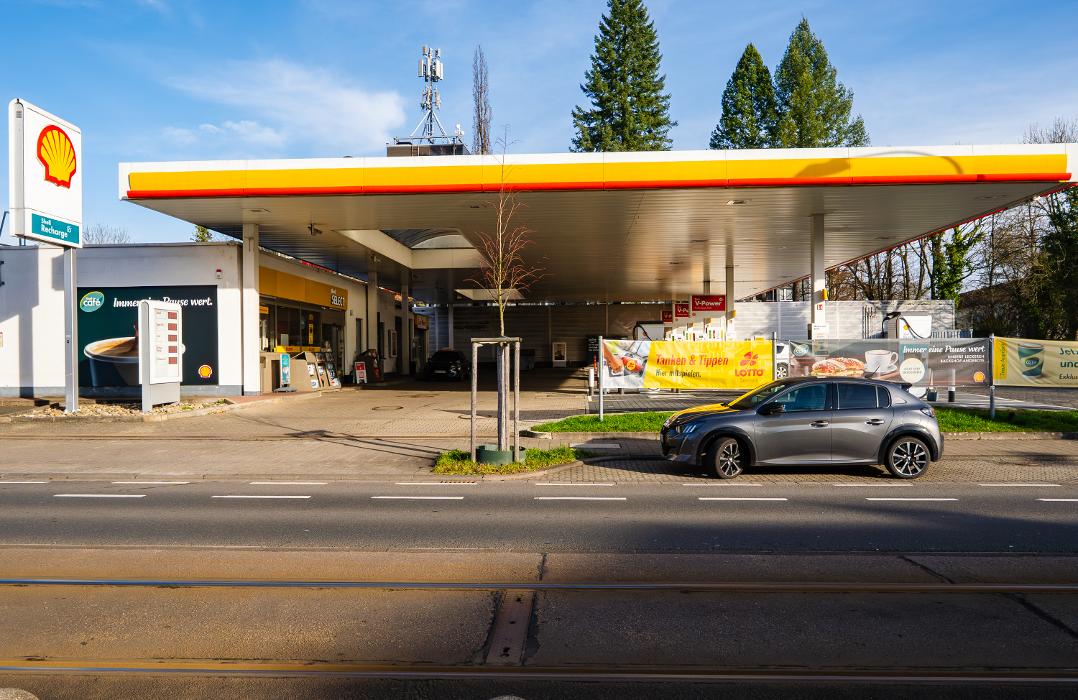 Shell Recharge Charging Station, Lebacher Straße in Saarbrücken