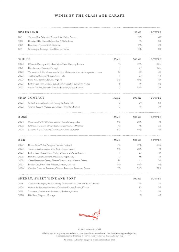 Emberwood Wine Card