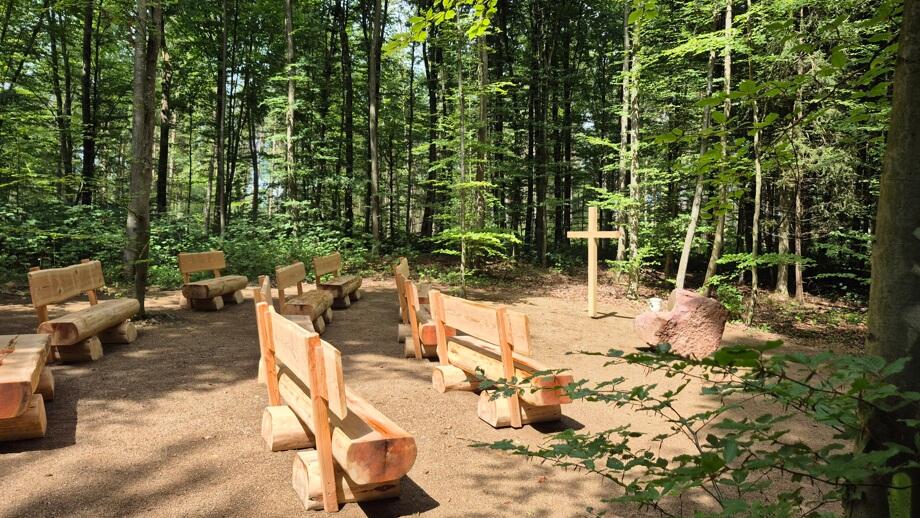 FriedWald Wiesenbach, Langenzeller Straße in Wiesenbach