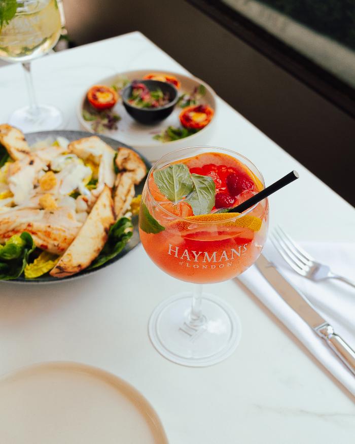 Summer terrace salads and spritzers