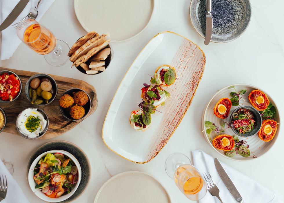 Summer terrace menu