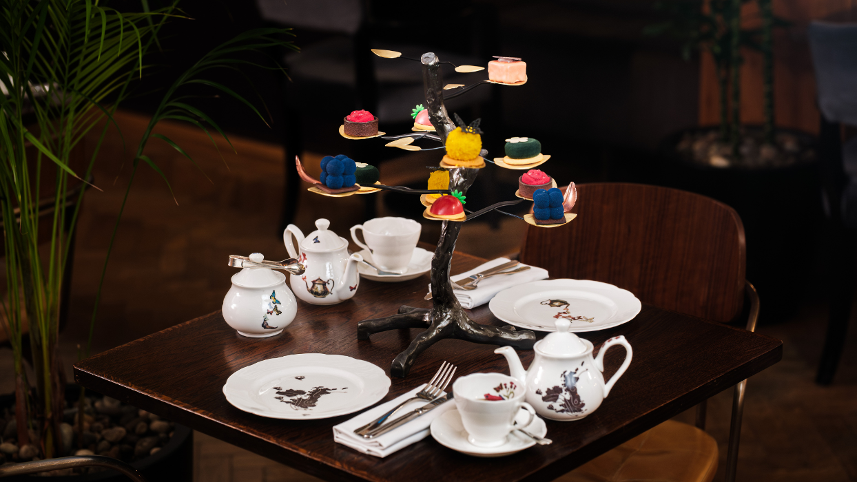 Afternoon tea cake stand