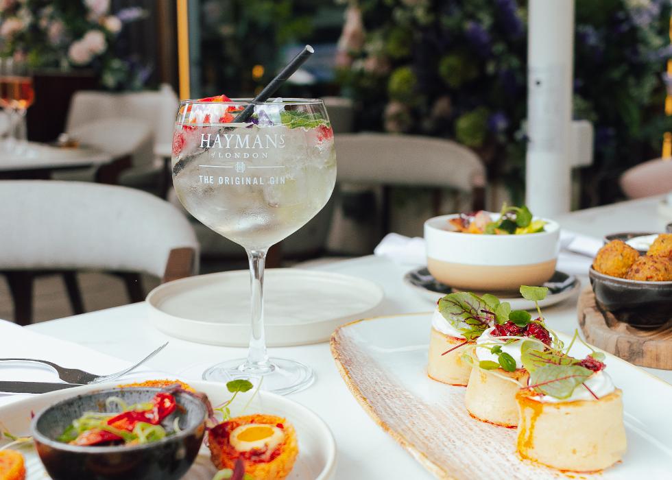 Summer terrace spritzers