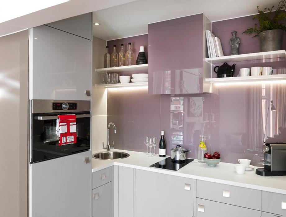 Residences Kitchen with Washer and Dishwasher
