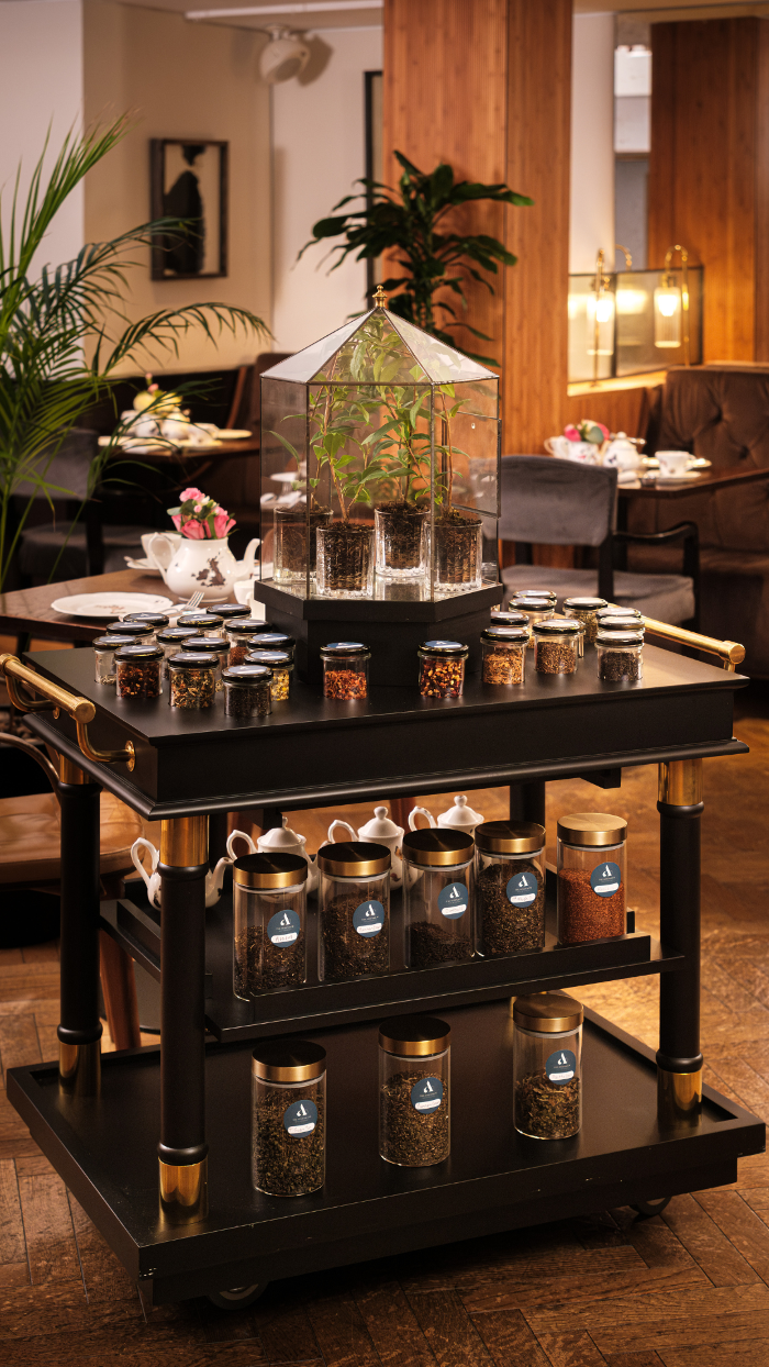 Afternoon tea blending trolley