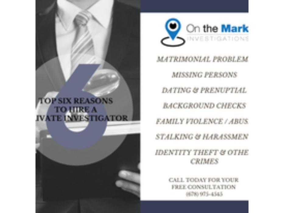 On The Mark Investigations - Buford, GA