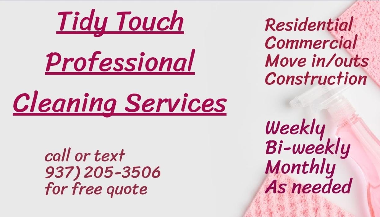 Tidy Touch Professional Cleaning Service - Winchester, OH