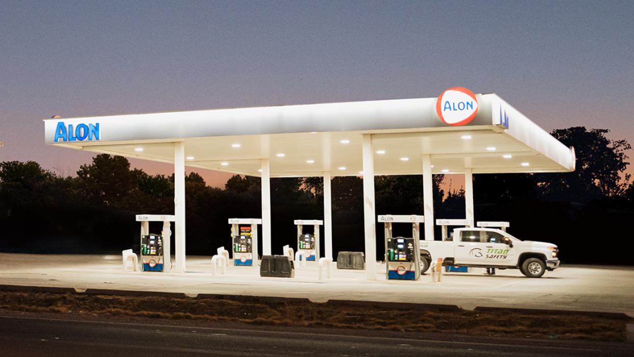 ALON Gas Station Logo