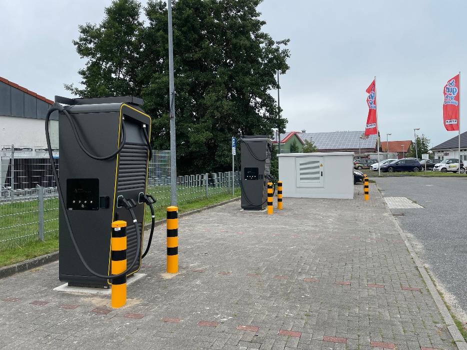 ORLEN CHARGE Ladestation, Hafentörn in Büsum